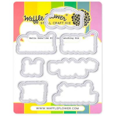 Waffle Flower Matching Die - Hello Sunshine Piercing